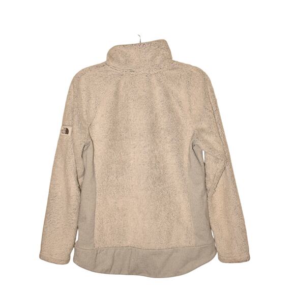 THE NORTH FACE $125 Light Gray Fleece‎ Zip Jacket Zipper Pockets Medium - Picture 2 of 4